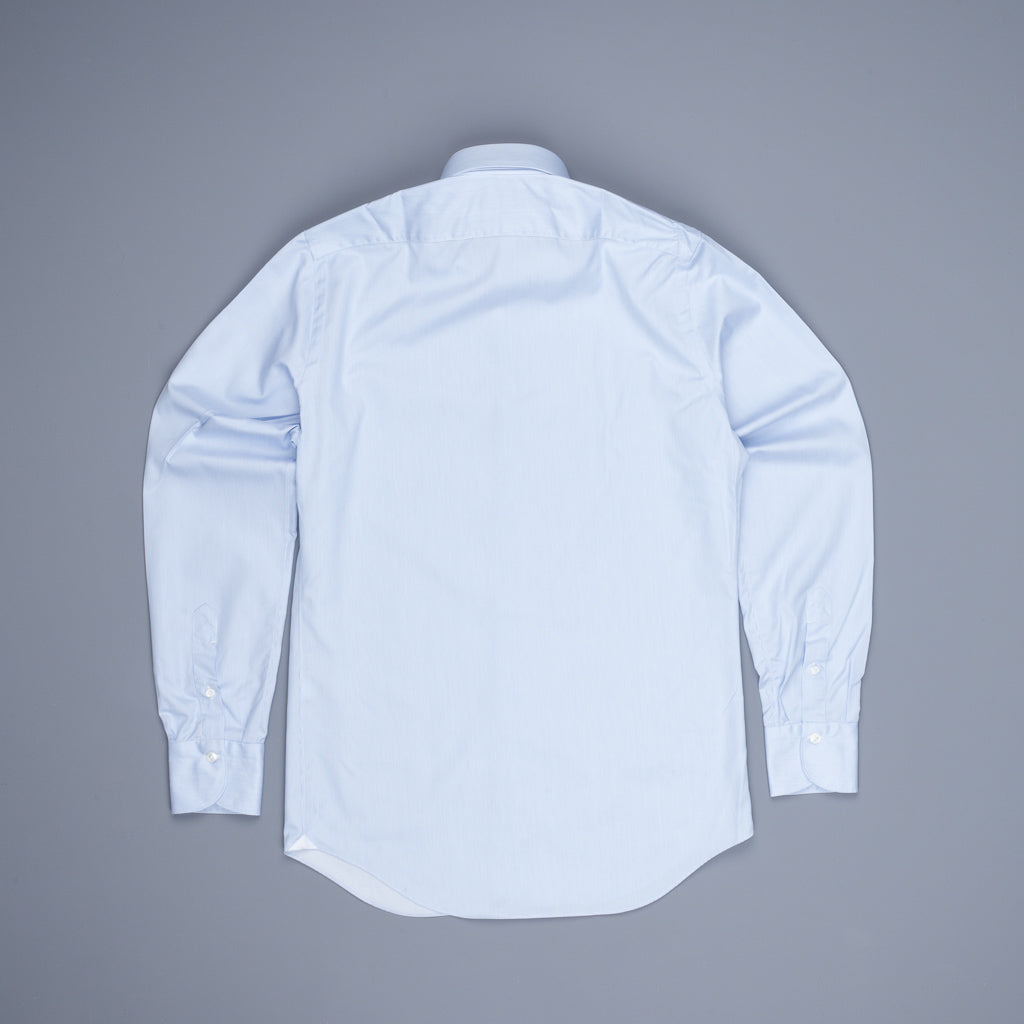 Finamore Milano shirt collo Eduardo jaquard stripe blue