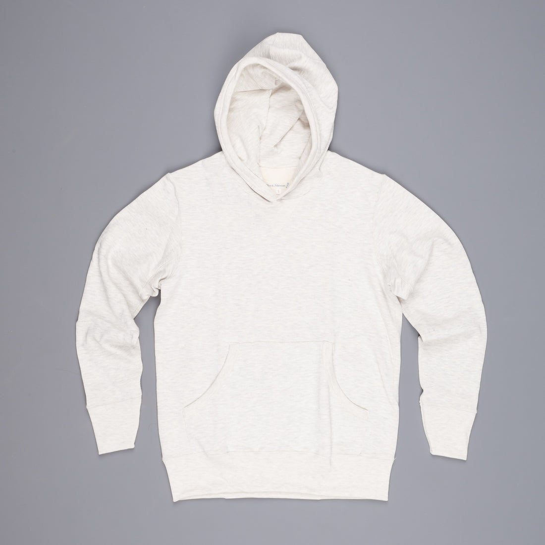 Merz B Schwanen 3S82 3 thread hooded sweater Nature Melange