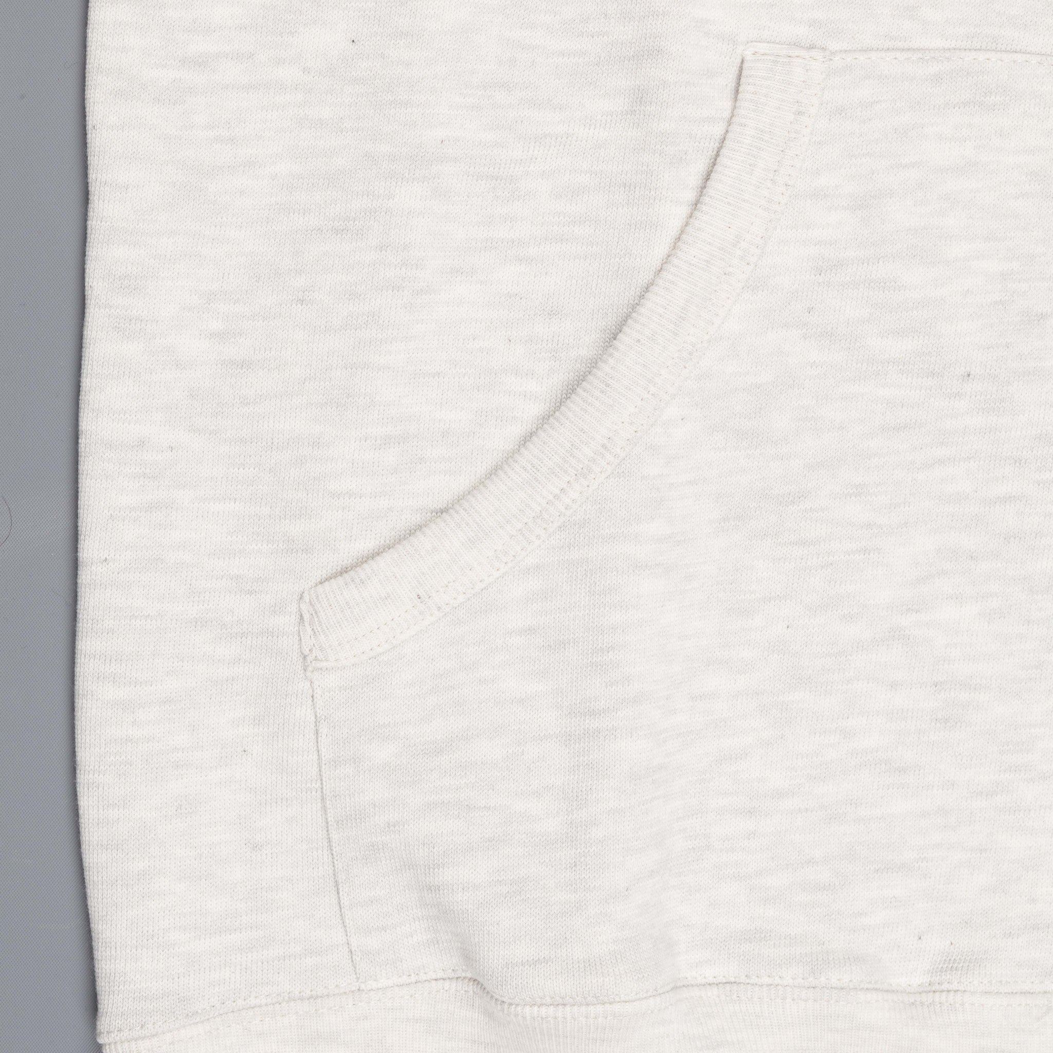 Merz B Schwanen 3S82 3 thread hooded sweater Nature Melange