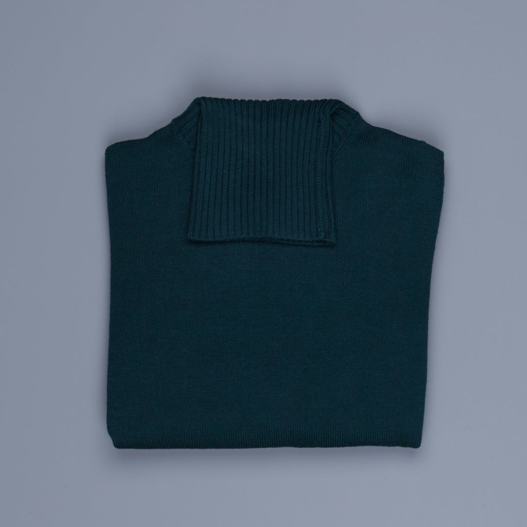 Drumohr Dolcevita Merino Wool Turtleneck Racing Green