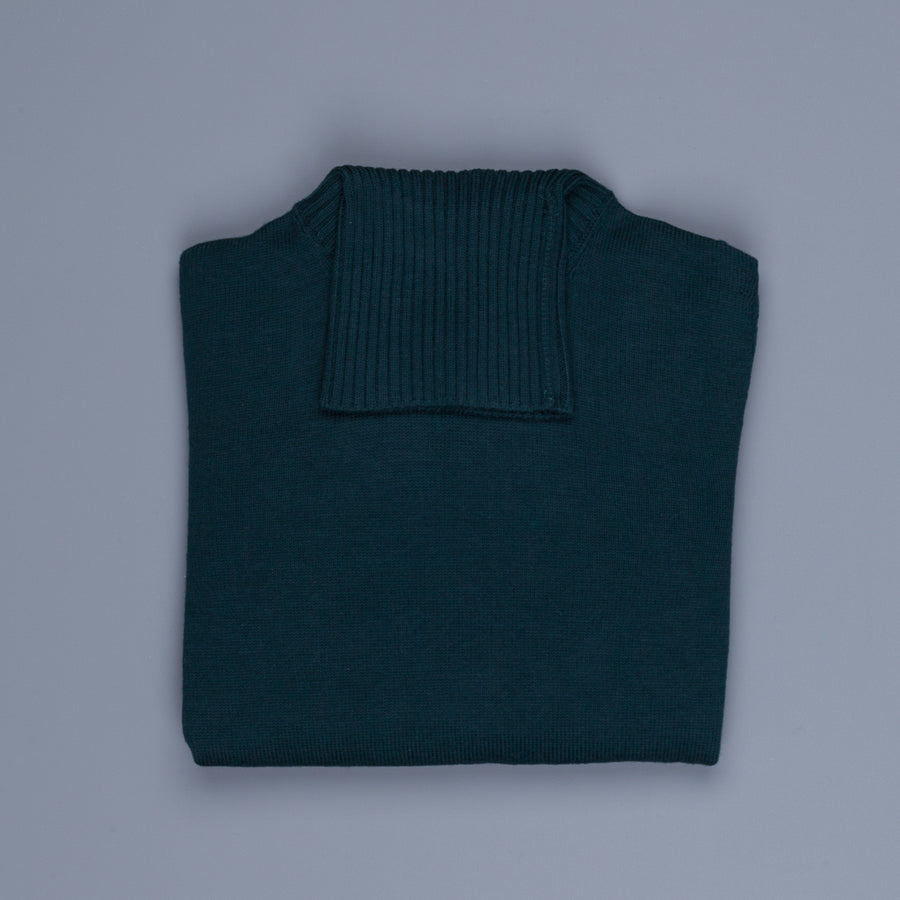 Drumohr Dolcevita Merino Wool Turtleneck Racing Green