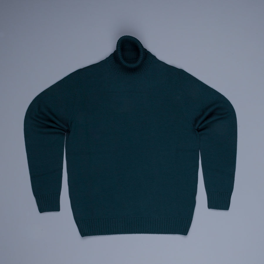 Drumohr Dolcevita Merino Wool Turtleneck Racing Green