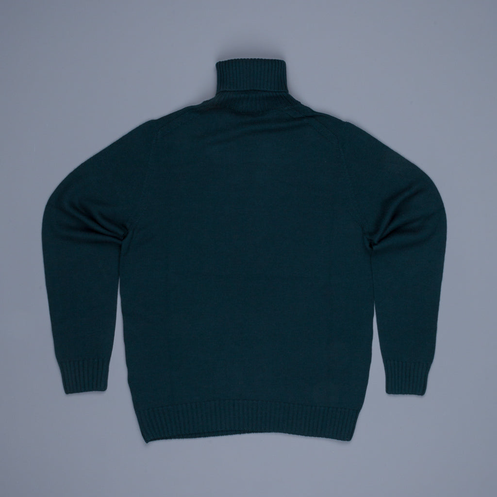 Drumohr Dolcevita Merino Wool Turtleneck Racing Green