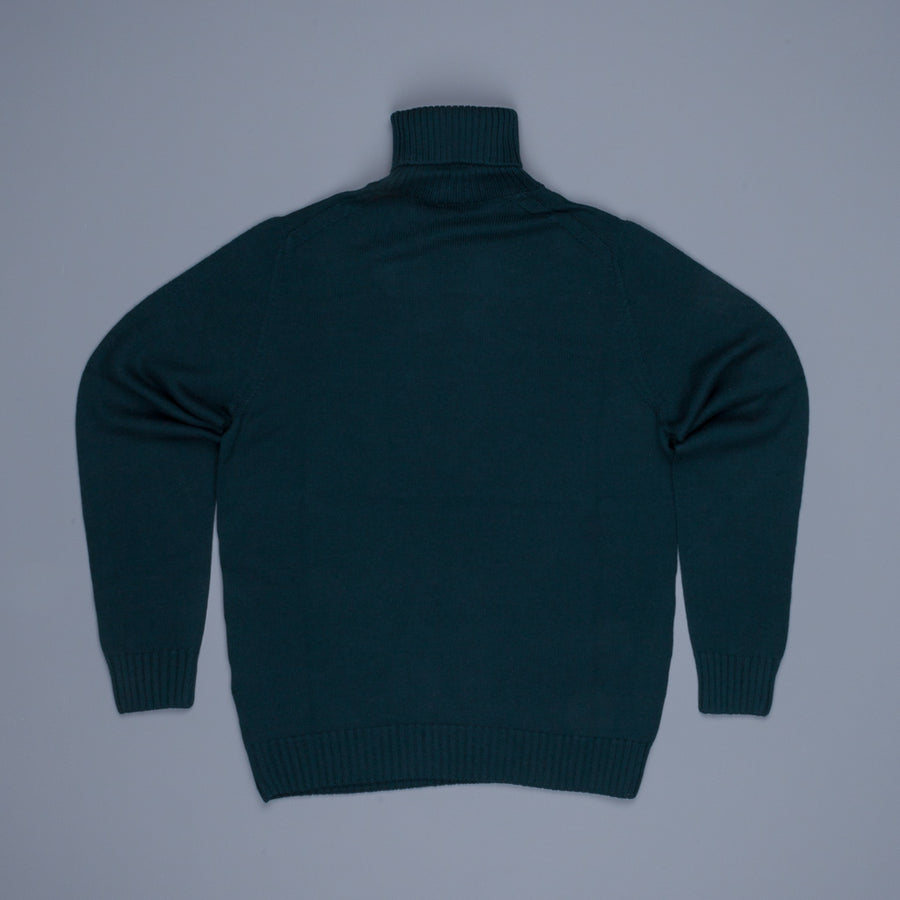 Drumohr Dolcevita Merino Wool Turtleneck Racing Green