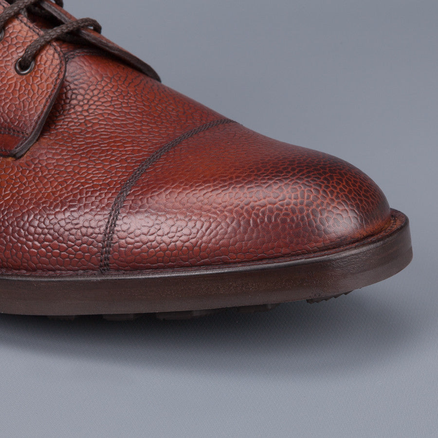 Edward Green Galway in Rosewood country calf grain leather last 64 Veldtschoen construction