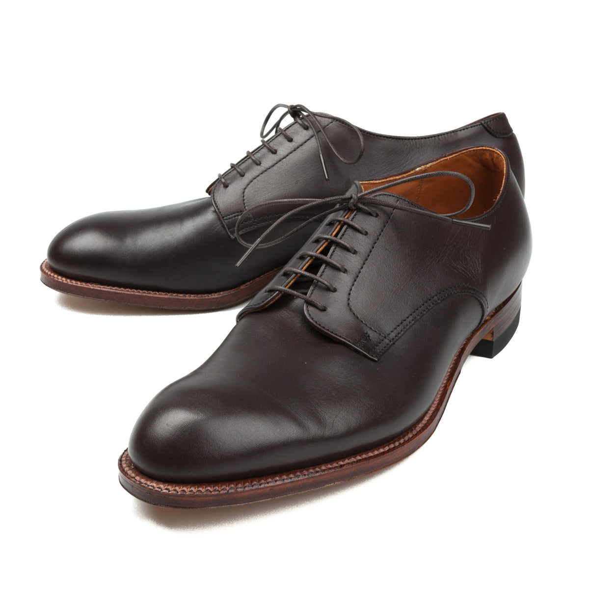 Alden Dark brown Calfskin leather dover blucher