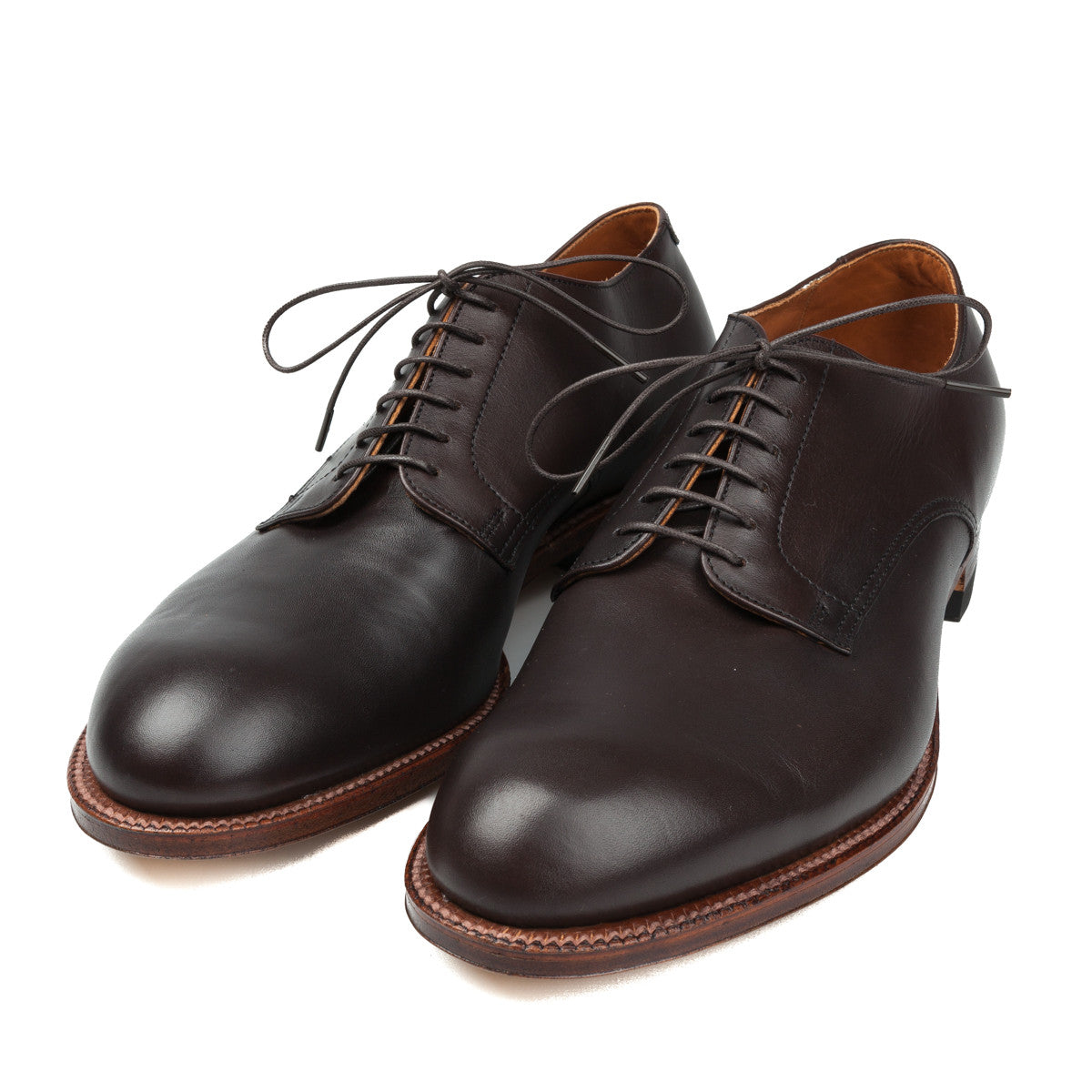 Alden Dark brown Calfskin leather dover blucher