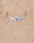 Laurence J. Smith Super soft Seamless Crew Neck Pullover Tusk