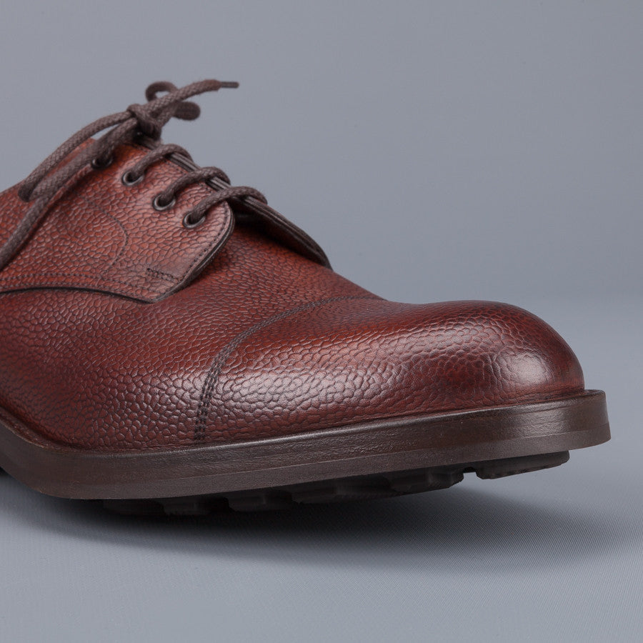 Edward Green Dundee Veldtschoen construction in Rosewood Country calf grain leather last 58