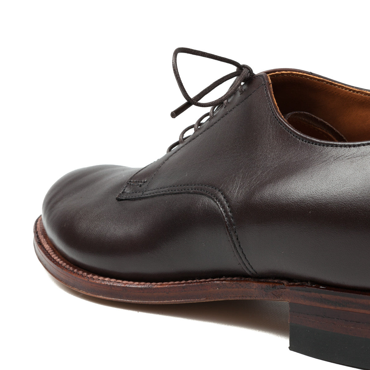 Alden Dark brown Calfskin leather dover blucher