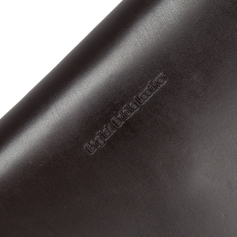 Croots Malton Bridle leather Mini I pad sleeve Dark havana