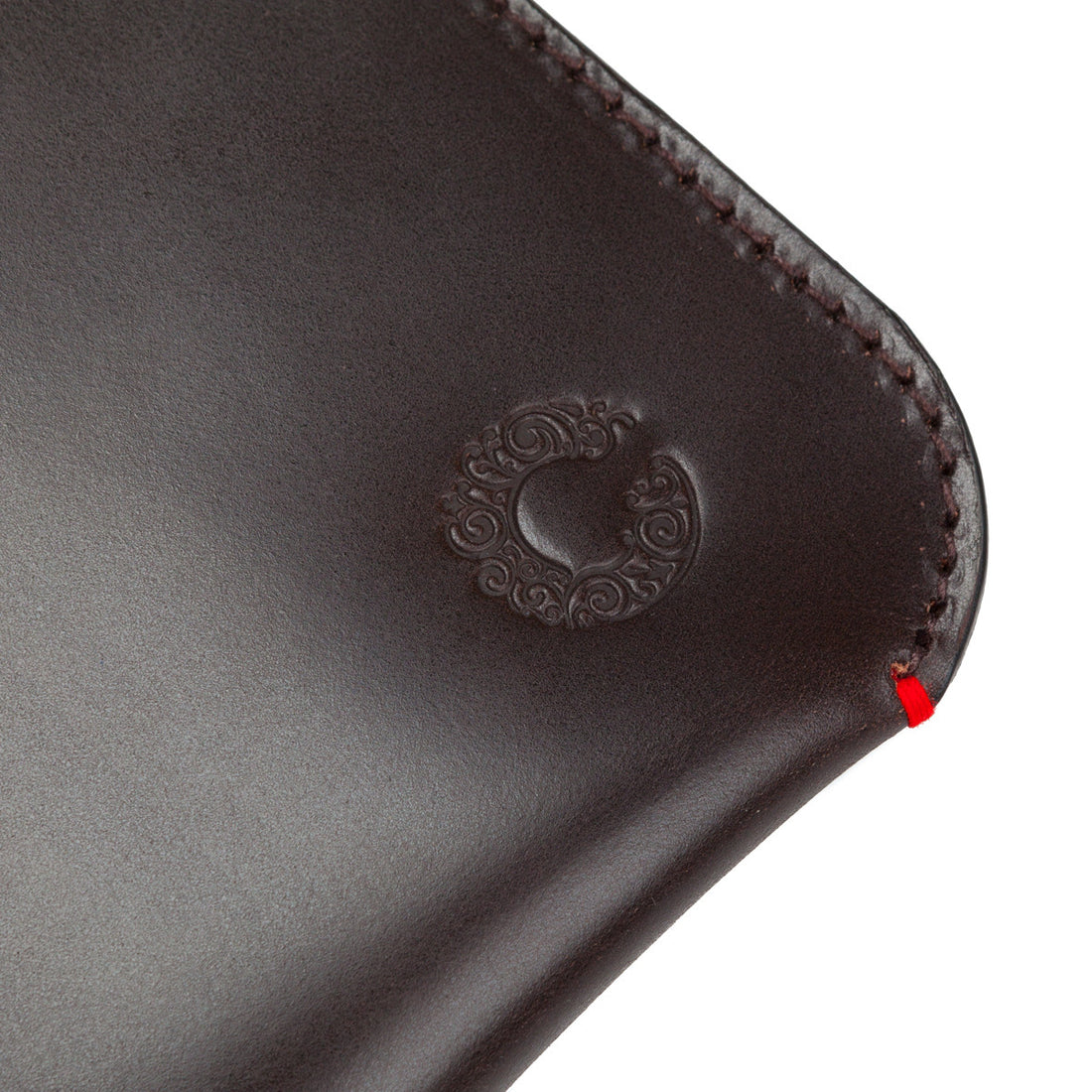 Croots Malton Bridle leather Mini I pad sleeve Dark havana