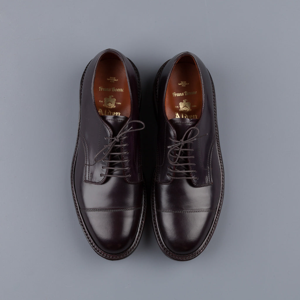 Alden x Frans Boone Cap Toe Cordovan #8 on Crepe sole