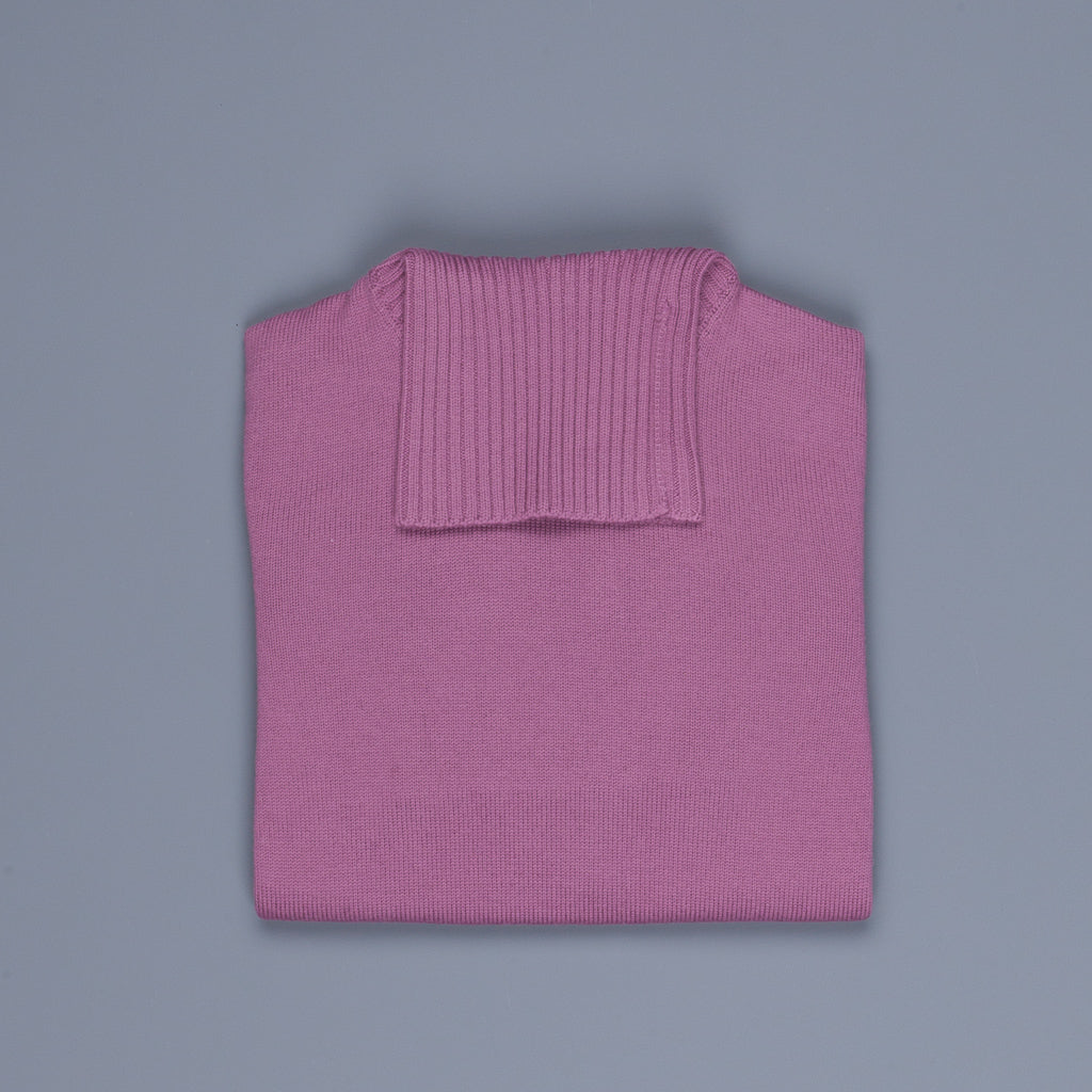 Drumohr Dolcevita Merino Wool Turtleneck Ortensia