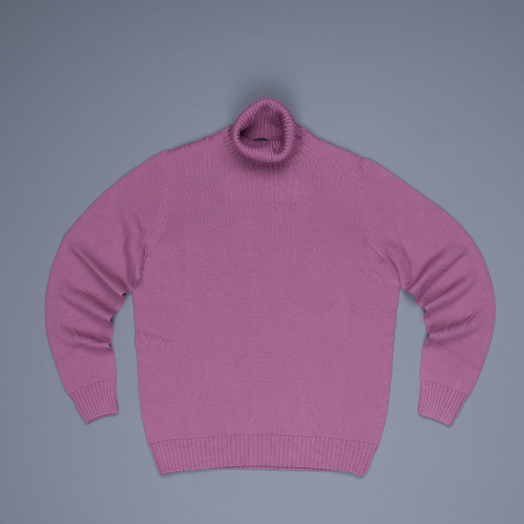 Drumohr Dolcevita Merino Wool Turtleneck Ortensia