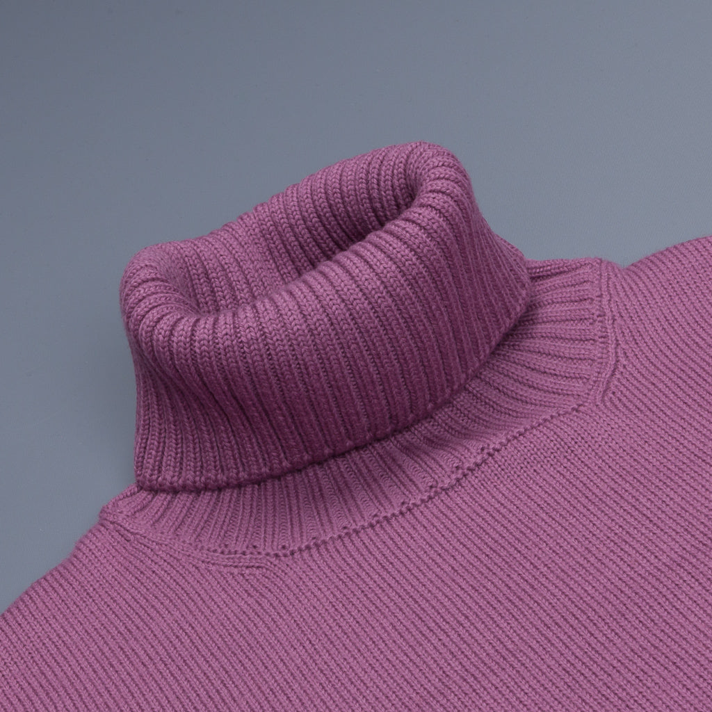 Drumohr Dolcevita Merino Wool Turtleneck Ortensia