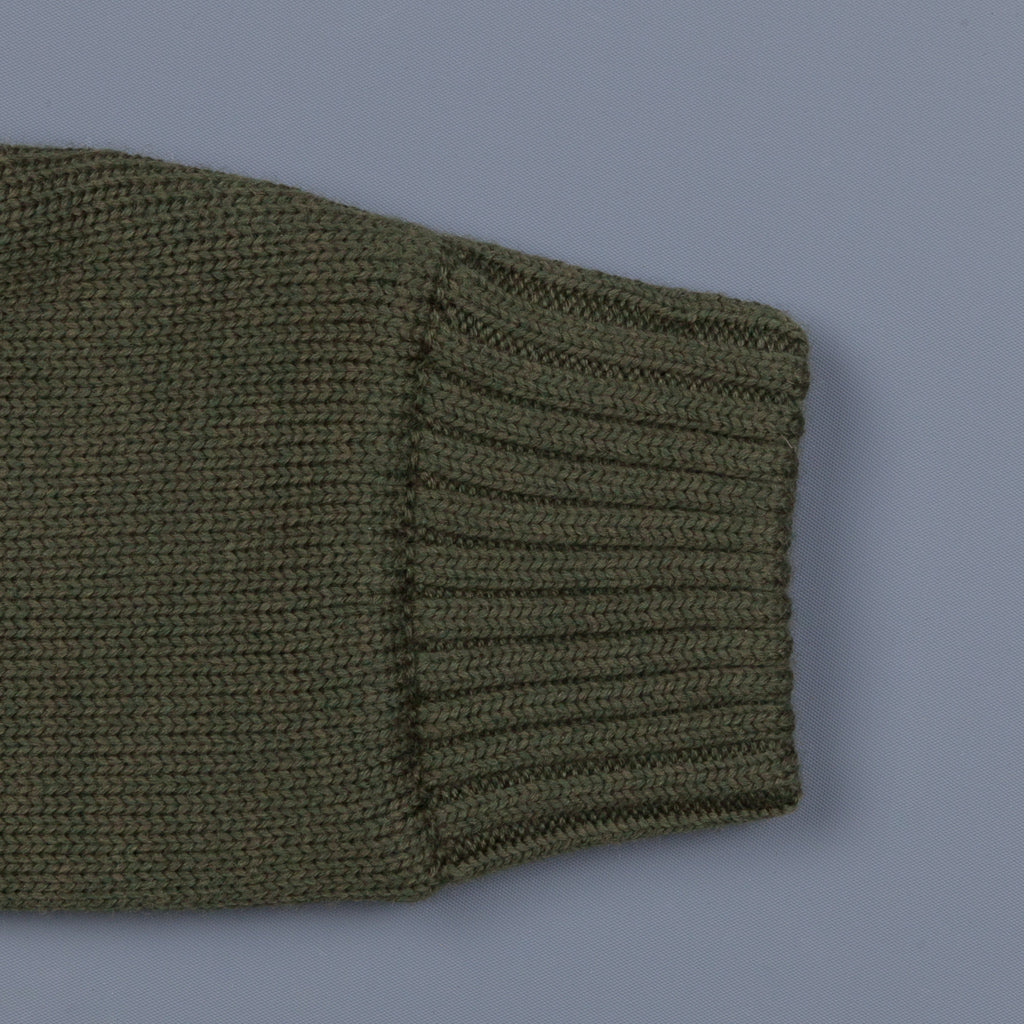 Zanone towelling-finish cotton cardigan - Green