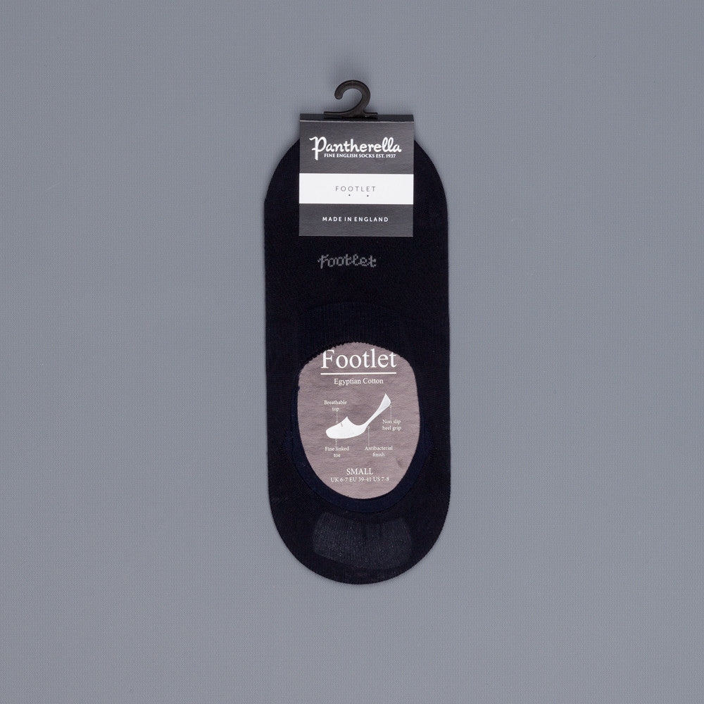 Pantherella Footlet Socks Navy