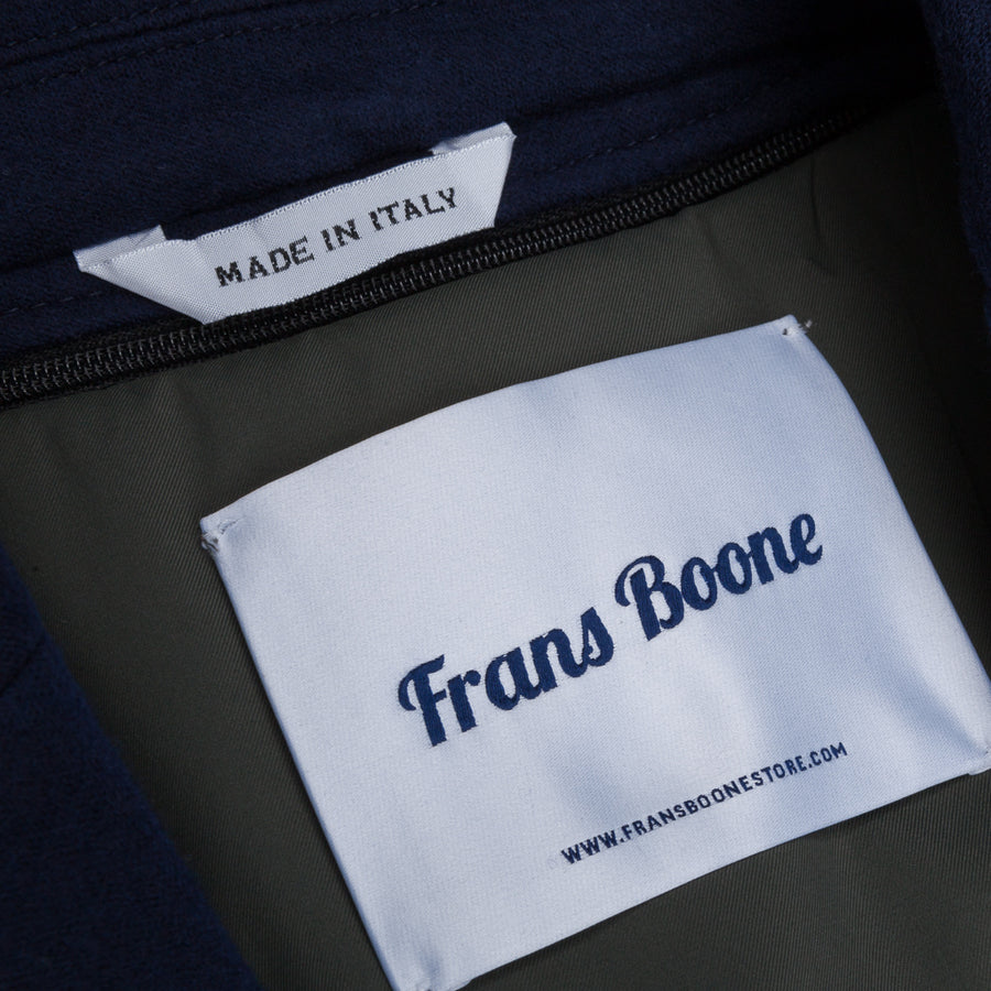 Frans Boone Travel Jacket Blu with Olive lining