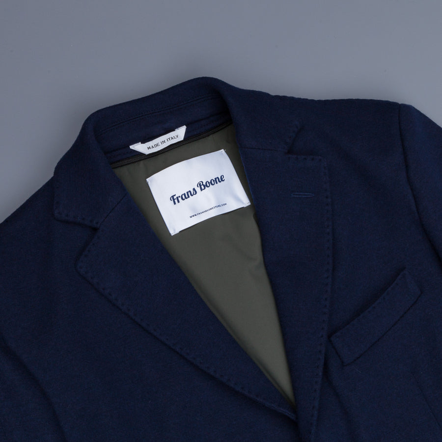Frans Boone Travel Jacket Blu with Olive lining