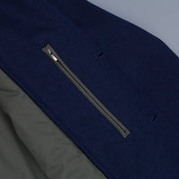 Frans Boone Travel Jacket Blu with Olive lining