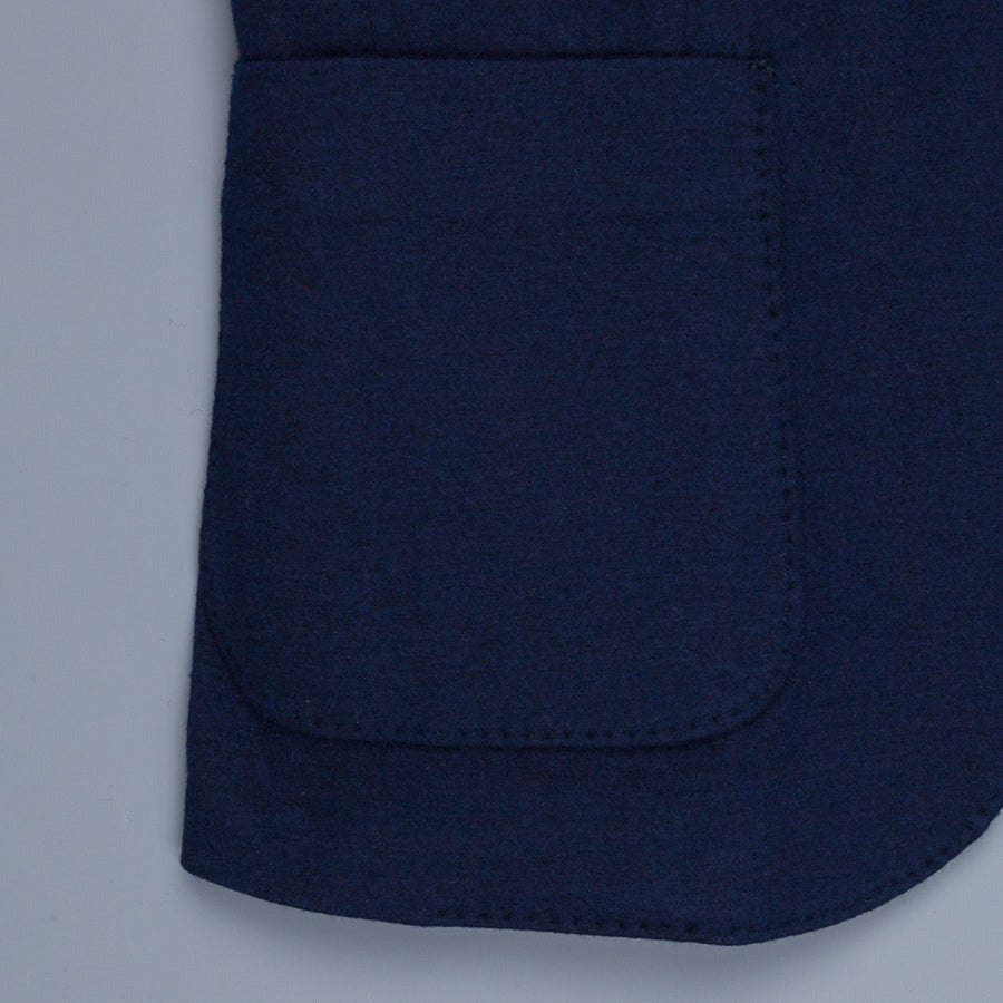 Frans Boone Travel Jacket Blu with Olive lining