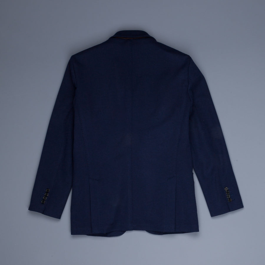 Frans Boone Travel Jacket Blu with Olive lining
