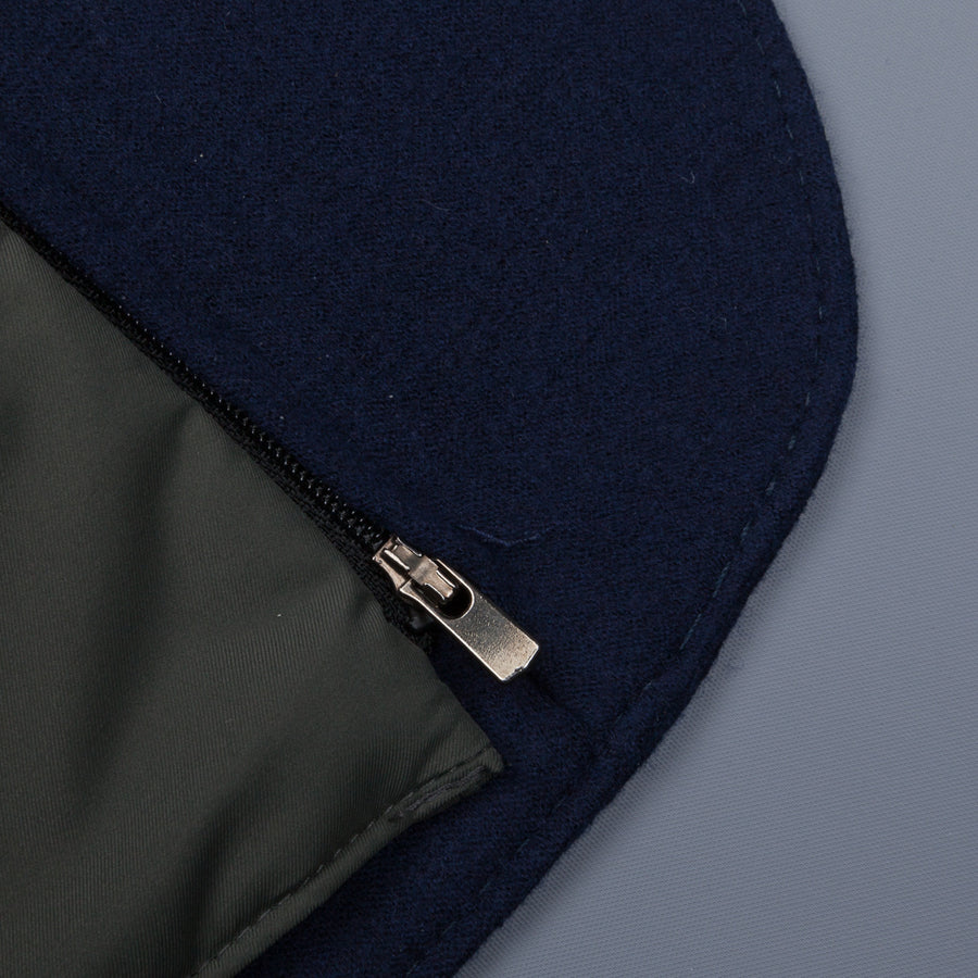 Frans Boone Travel Jacket Blu with Olive lining