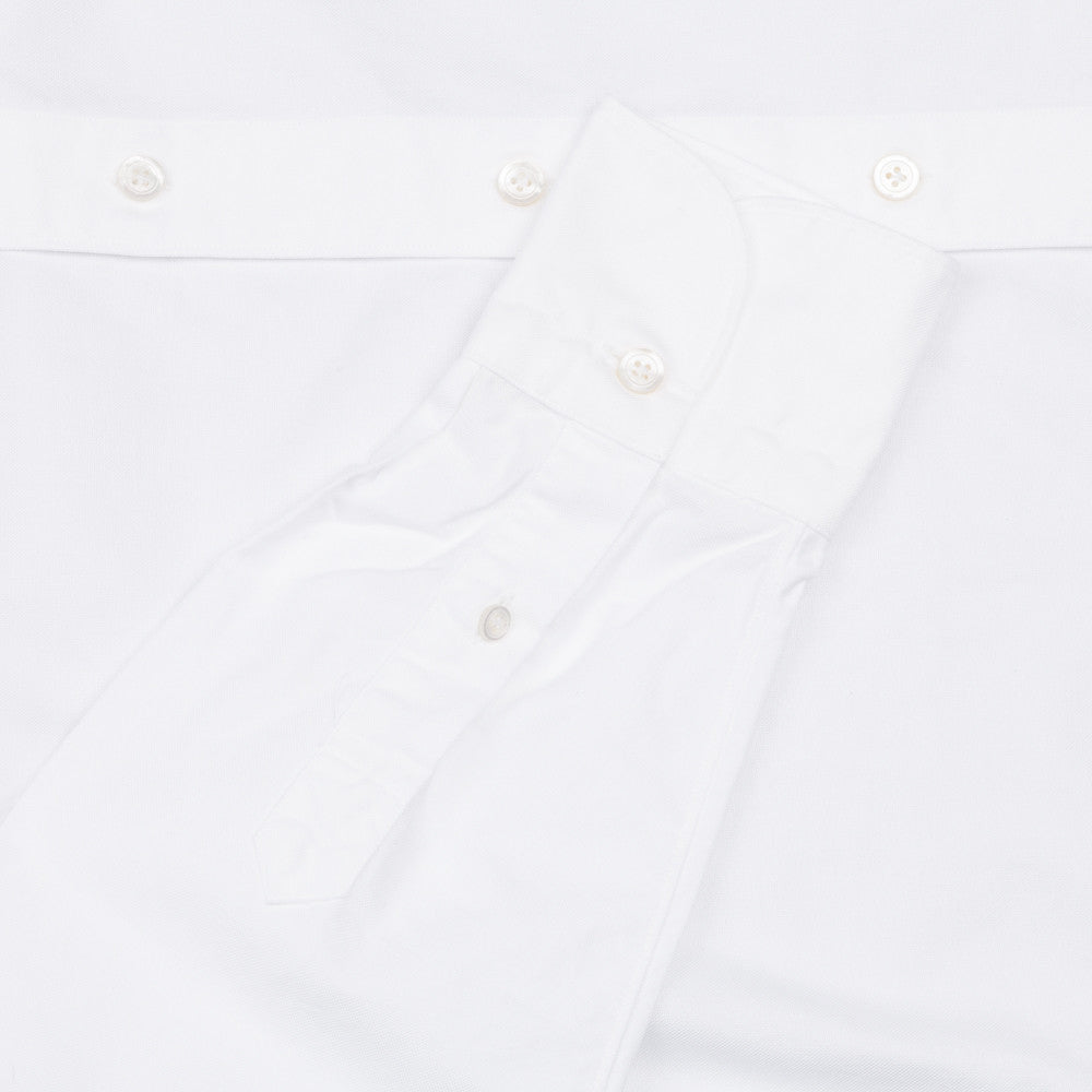 Finamore Gaeta shirt Lucio button down collar white oxford