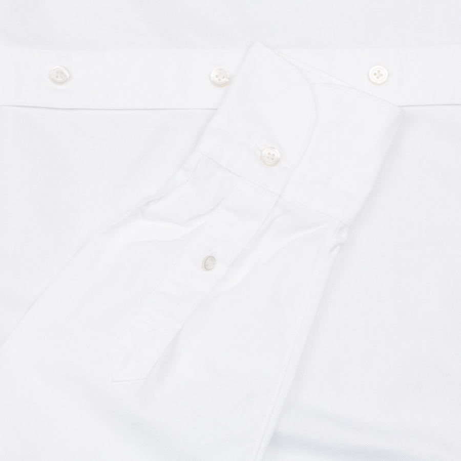 Finamore Gaeta shirt Lucio button down collar white oxford