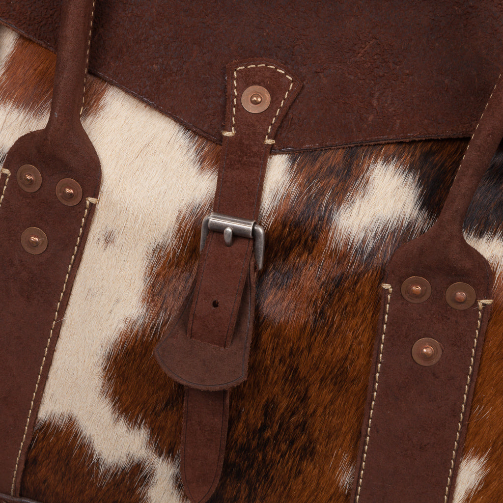 RRL Pecos Haircalf Overnight Bag
