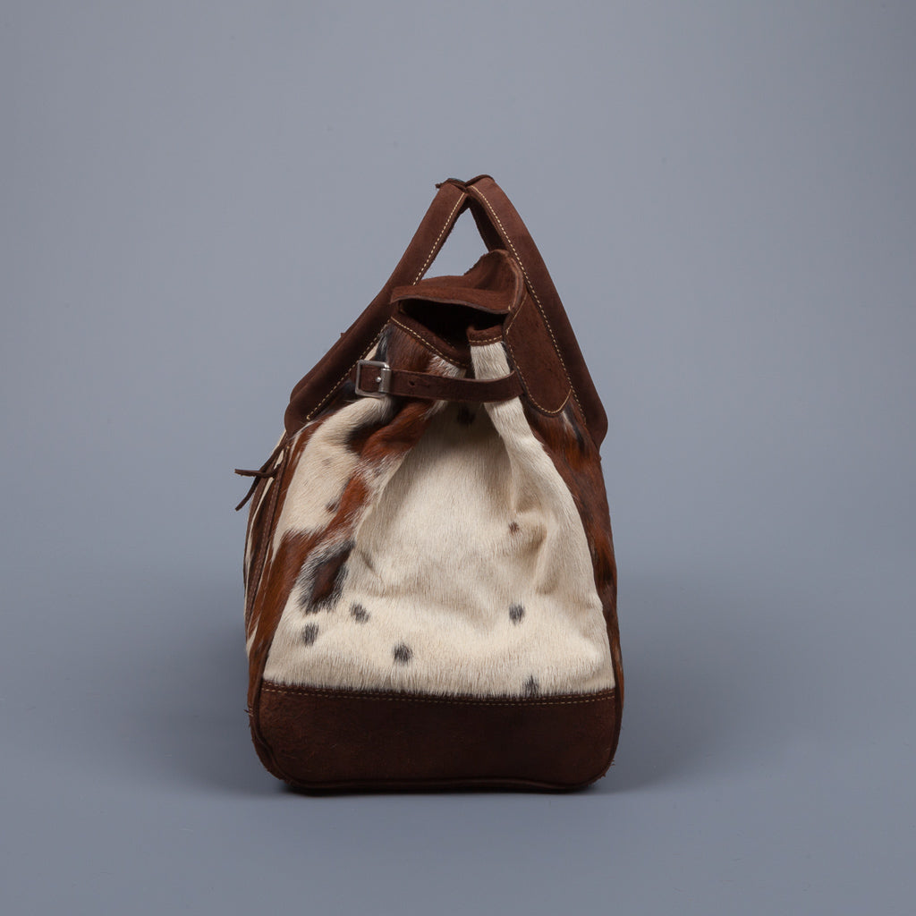 RRL Pecos Haircalf Overnight Bag