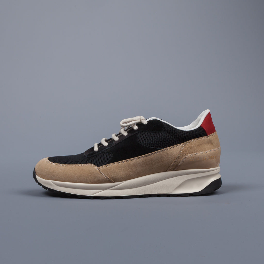 Common Projects Track Classic Black &amp; Tan