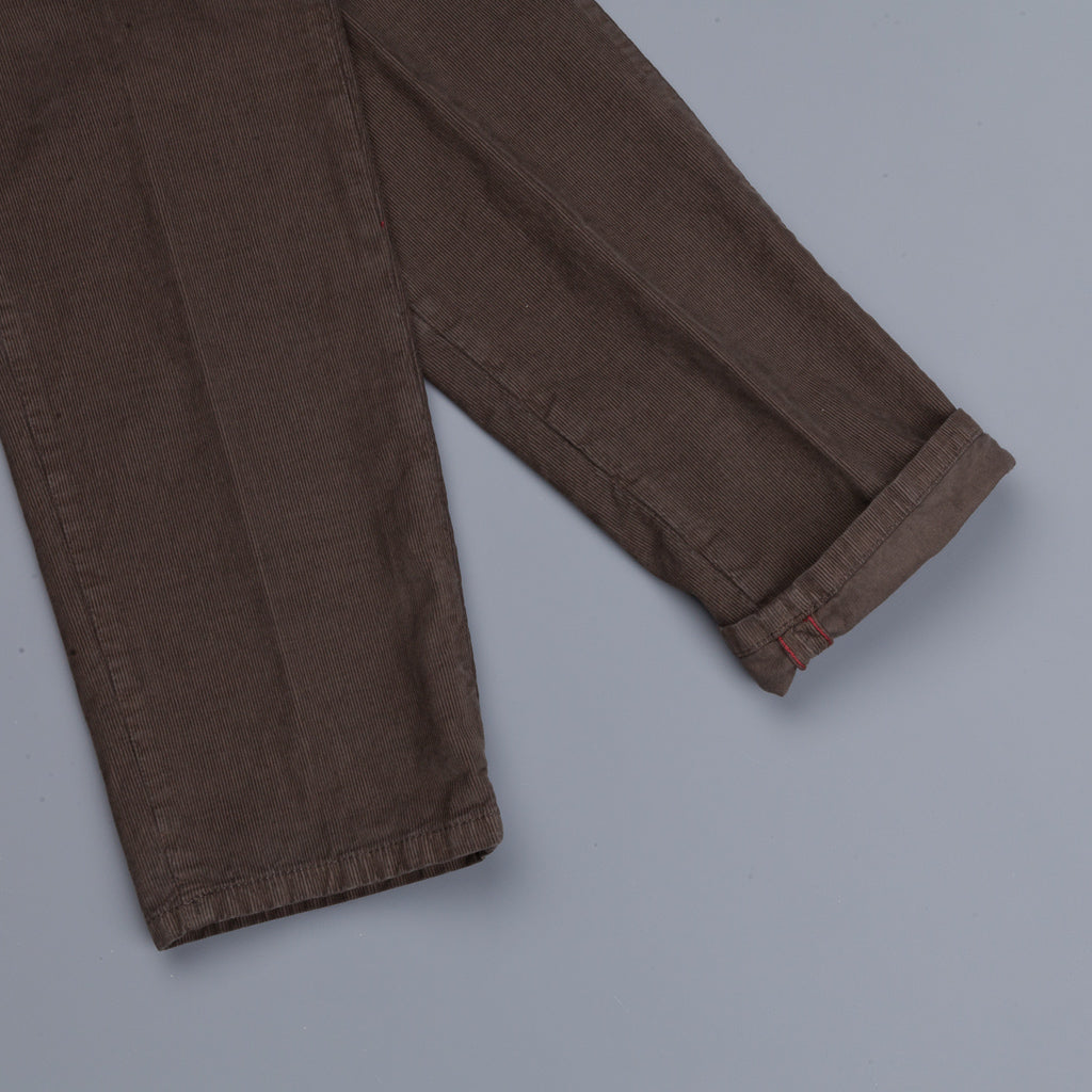 Incotex x Frans Boone model 103 Fine Corduroy Marrone Medio