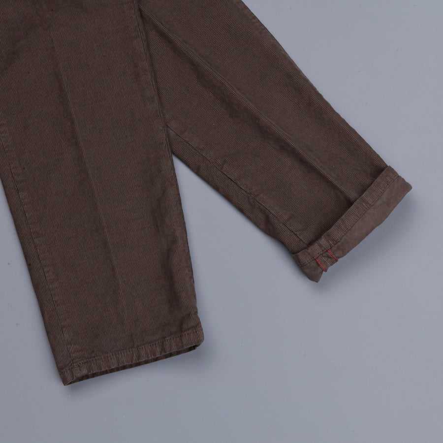 Incotex x Frans Boone model 103 Fine Corduroy Marrone Medio