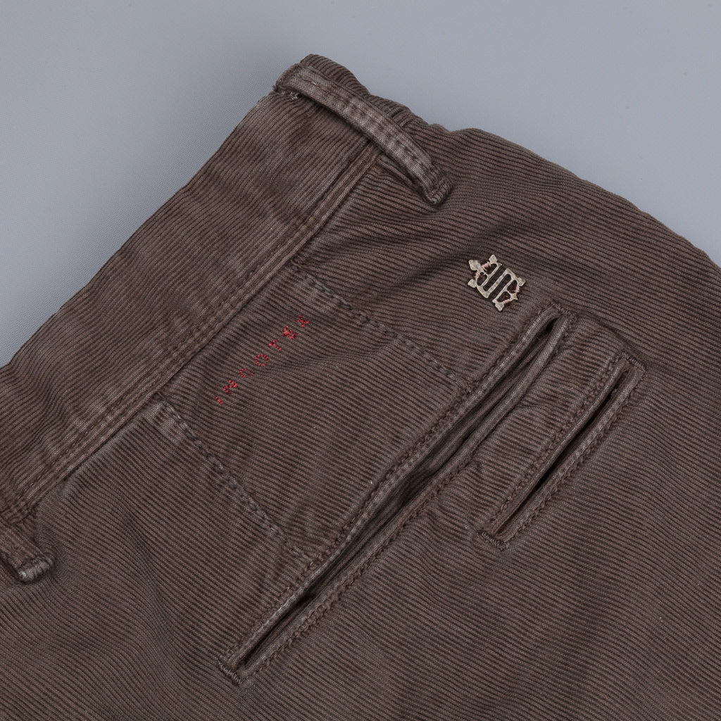 Incotex x Frans Boone model 103 Fine Corduroy Marrone Medio