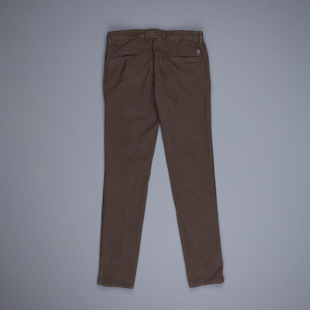 Incotex x Frans Boone model 103 Fine Corduroy Marrone Medio