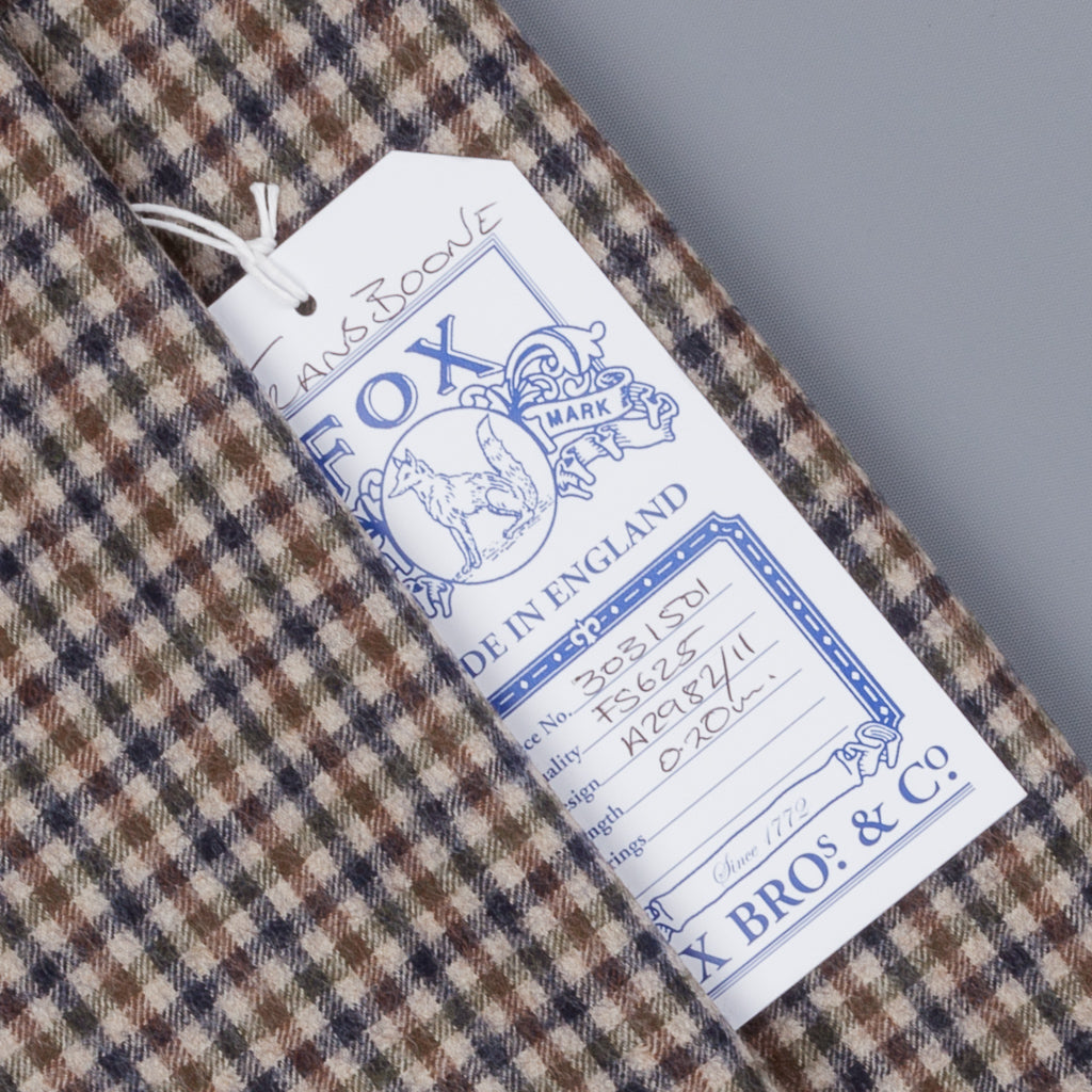 Caruso x Frans Boone x Fox Flannels Aida Jacket Super Fine Merino Gun Club - Robert