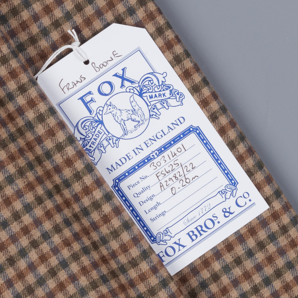 Caruso x Frans Boone x Fox Flannels Aida Jacket Super Fine Merino Gun Club - Clarck