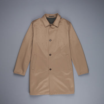 Kired Peak Reversible Coat Beige Scuro - Verde Scuro