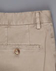 Incotex Carrot Fit Piquettino pants Beige Chiaro