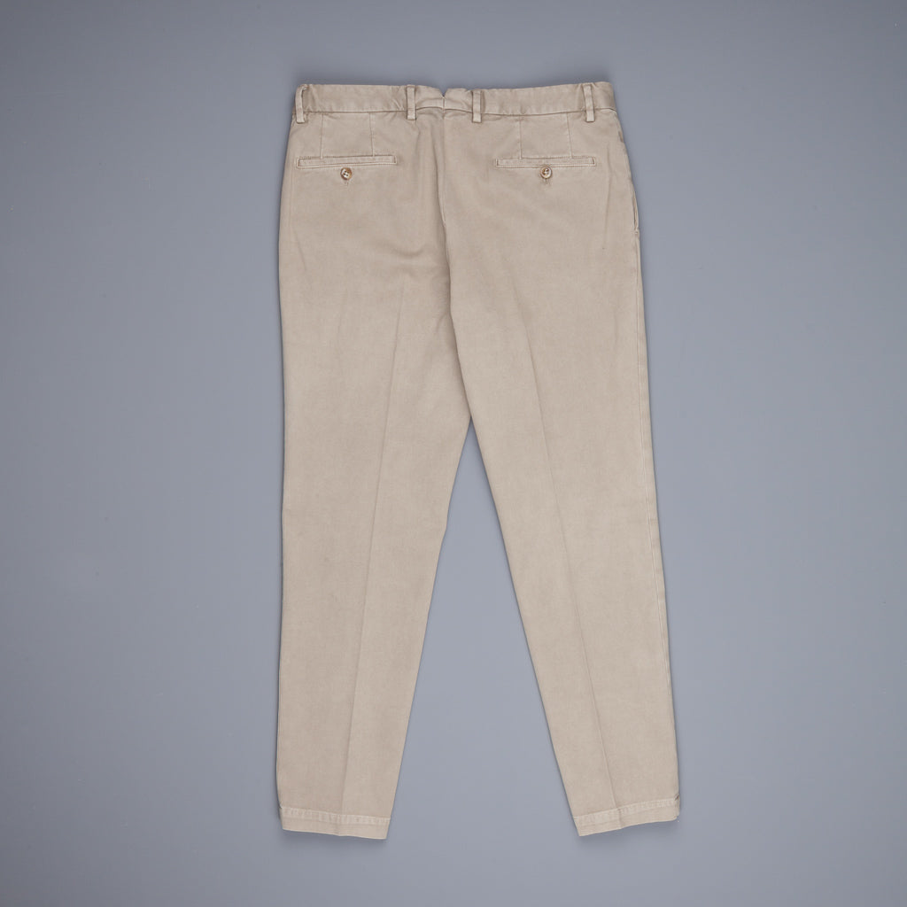 Incotex Carrot Fit Piquettino pants Beige Chiaro