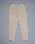 Incotex Carrot Fit Piquettino pants Beige Chiaro