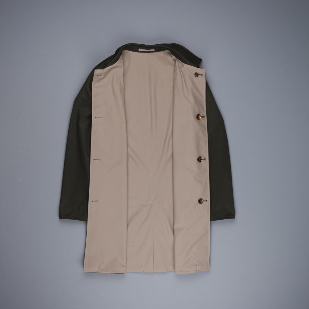 Kired Peak Reversible Coat Verde Scuro - Grigio Medio