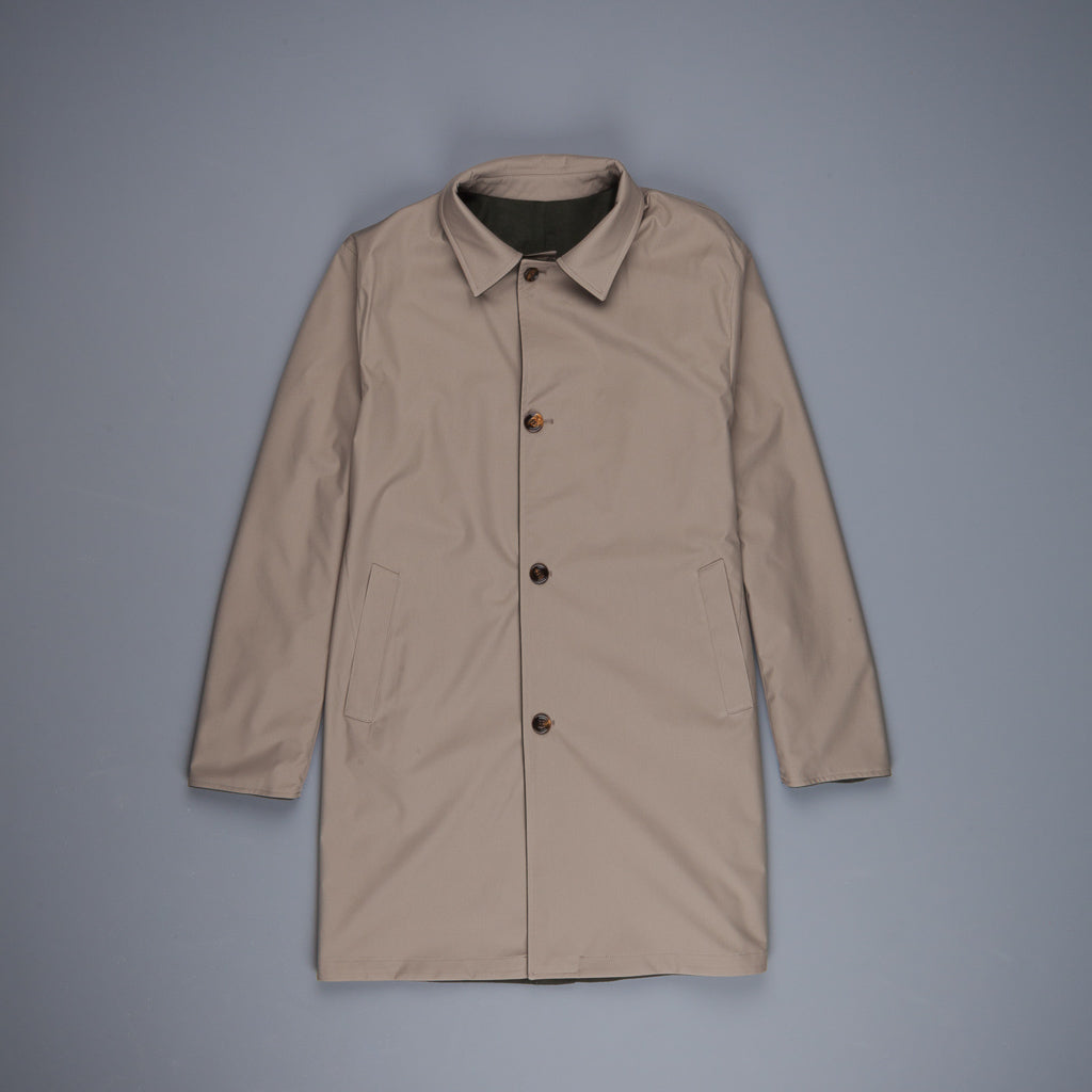 Kired Peak Reversible Coat Verde Scuro - Grigio Medio