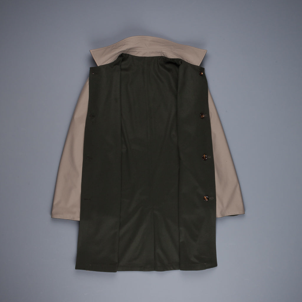 Kired Peak Reversible Coat Verde Scuro - Grigio Medio