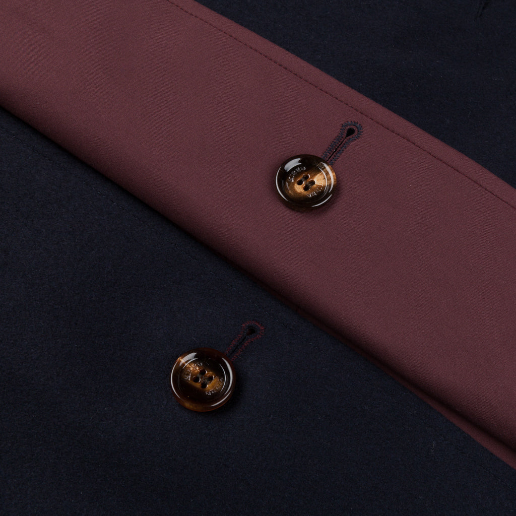 Kired Peak Reversible Coat Blu Notte - Castagna