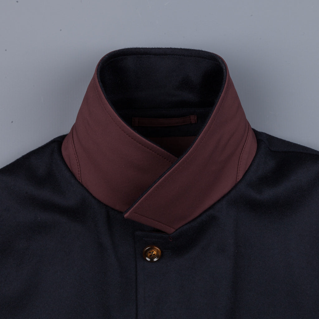 Kired Peak Reversible Coat Blu Notte - Castagna