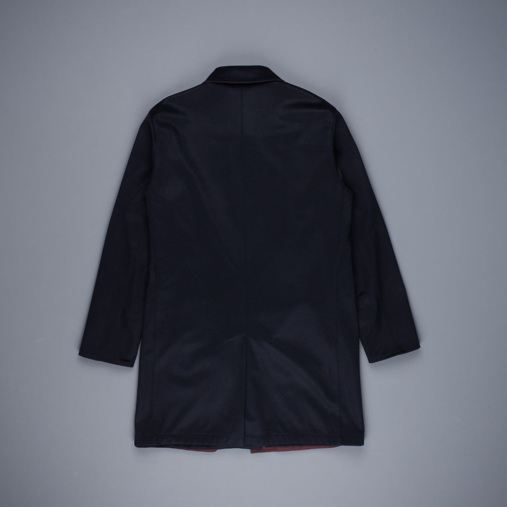 Kired Peak Reversible Coat Blu Notte - Castagna