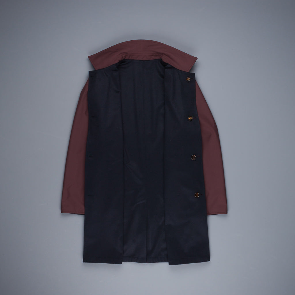 Kired Peak Reversible Coat Blu Notte - Castagna